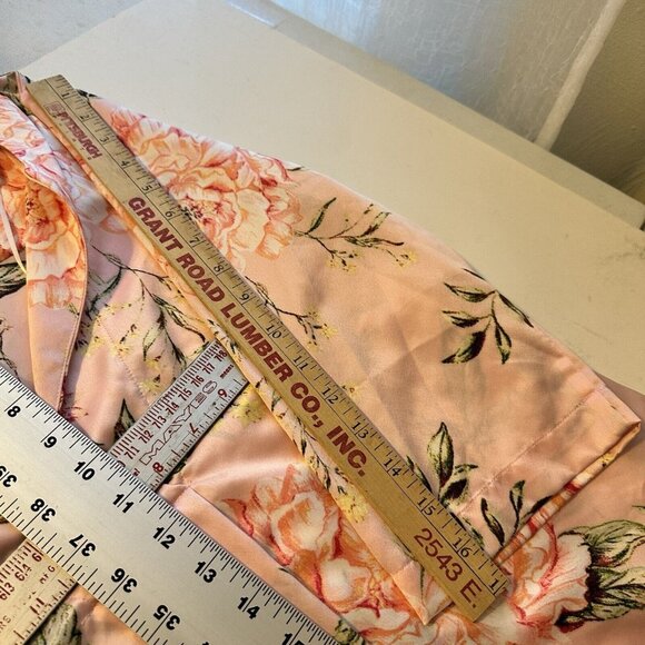 CABERNET BY SLEEP SENSE Womens Kaftan Pink FLORAL ROBE SIZE Small MuMu Lounge - Picture 9 of 11